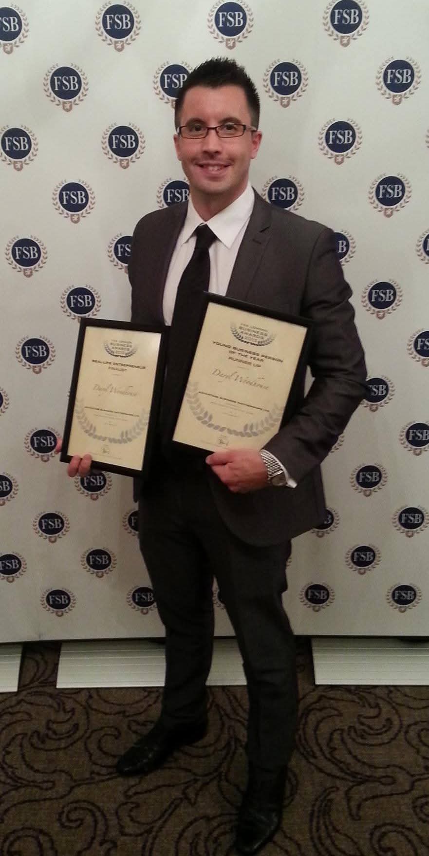 Daryl at the FSB Awards