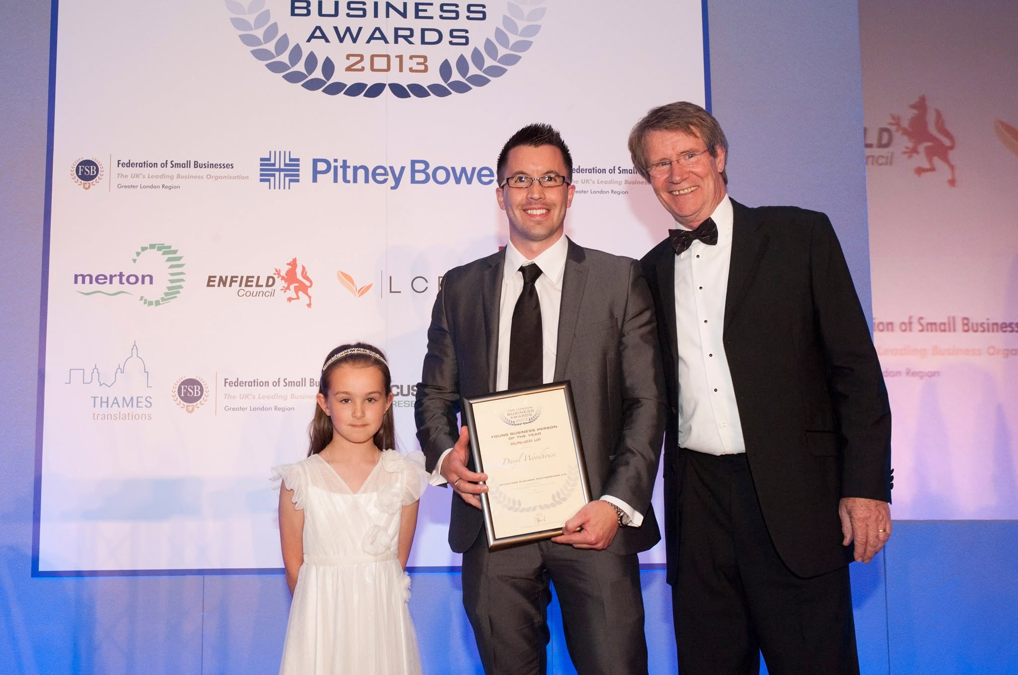 Daryl winning the Minkler Advantage Business Championship